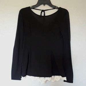 lace trim top